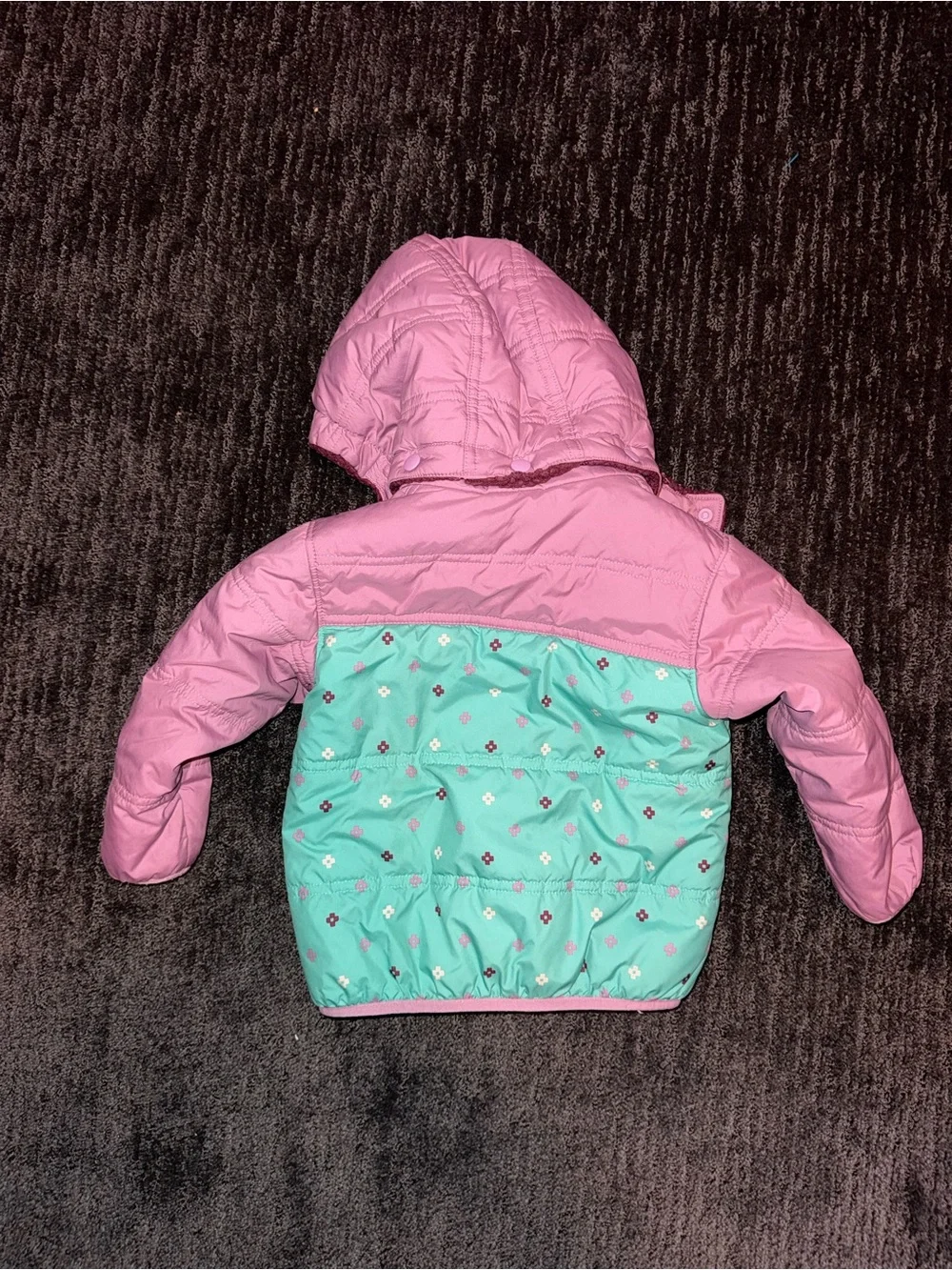 Patagonia Tribbles Snow Suit Set Purple & Mint